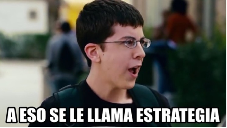 A eso se le llama estrategia